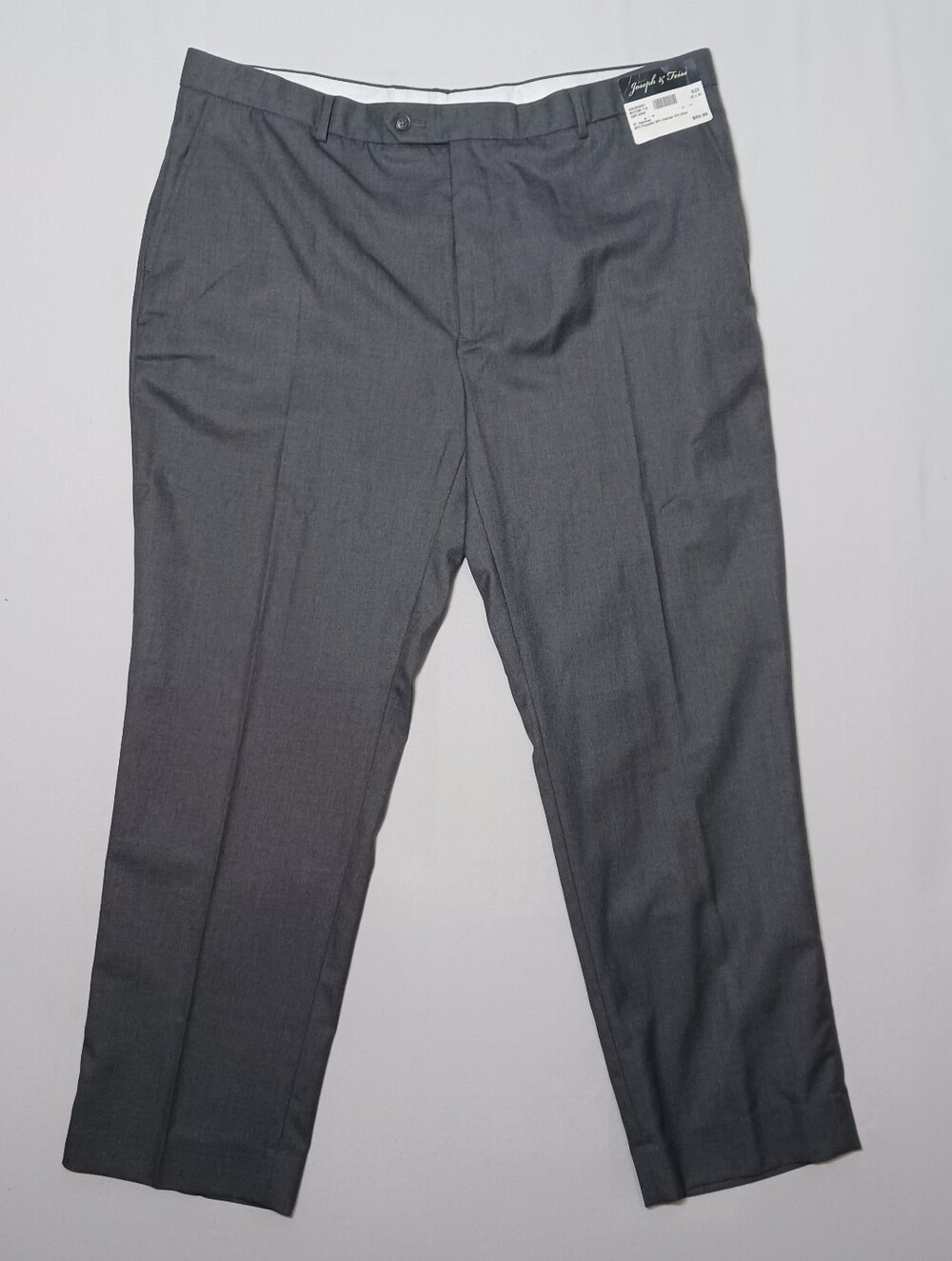 Joseph & Feiss Gold Techno Care Classic Fit Dress Pants 42X30 Gray NWT